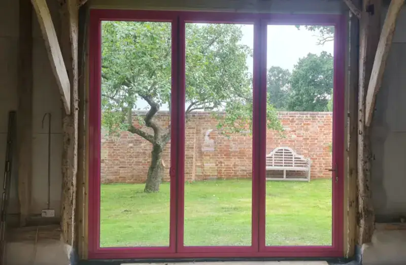Glazing supplied to a garden room project in Aldeburgh